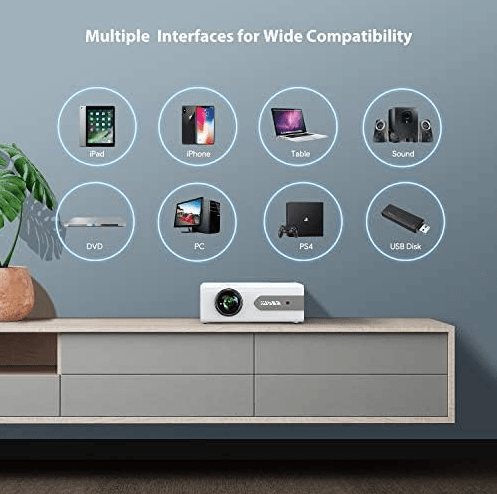 Proyector digital YABER V3 Comparación de proyectores Yaber