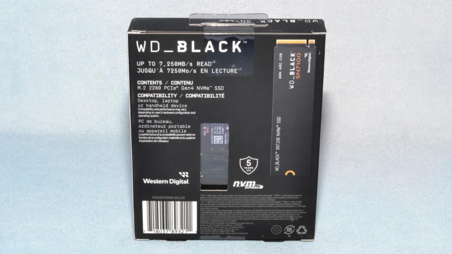 SN7100 frente a 990 EVO Plus