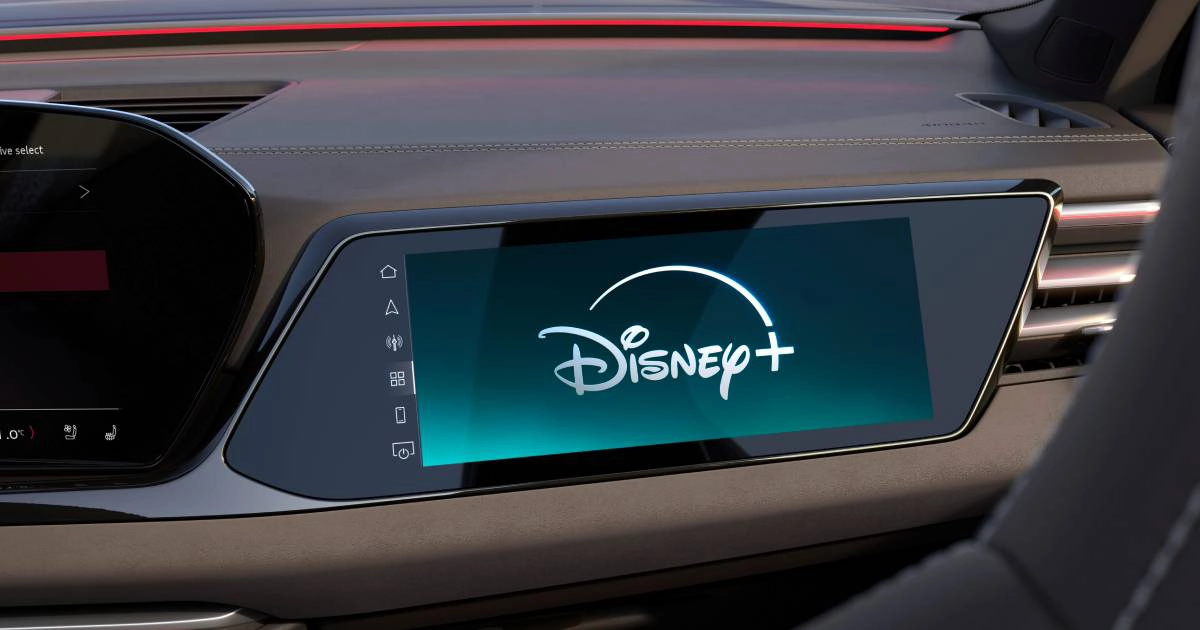 Audi trae la magia de Disney: streaming único directamente en tu coche