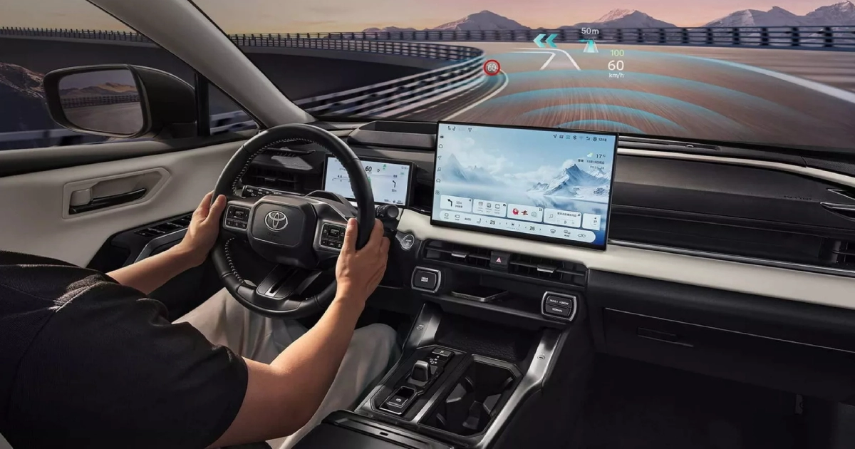 Visión general del interior del GAC-Toyota RAV4 Wildlander: tecnología y comodidad