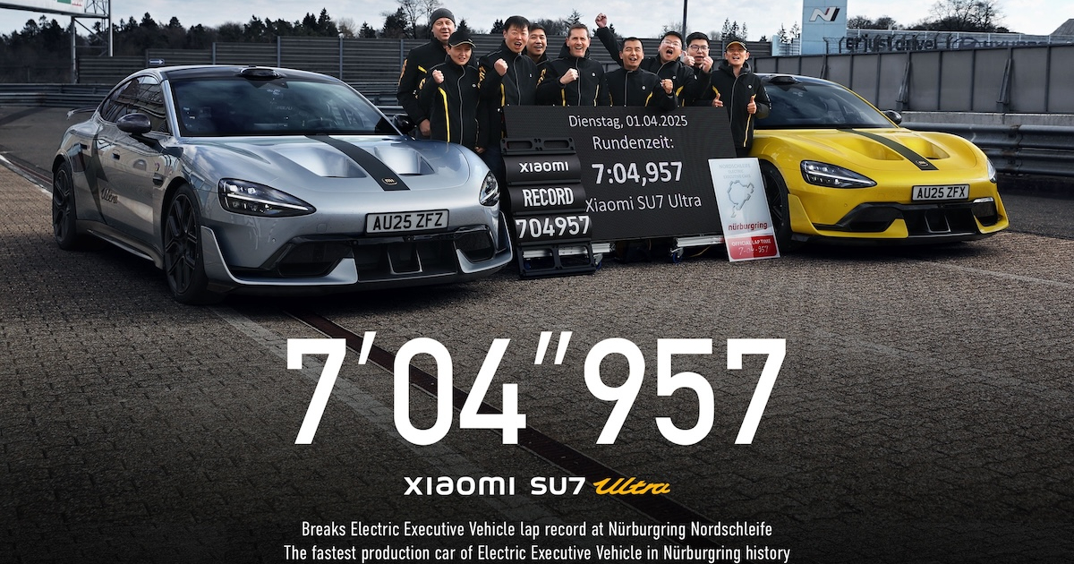 Xiaomi SU7 Ultra: Prueba de Durabilidad y Velocidad en Nürburgring Xiaomi SU7 Ultra: Conquistando Nürburgring