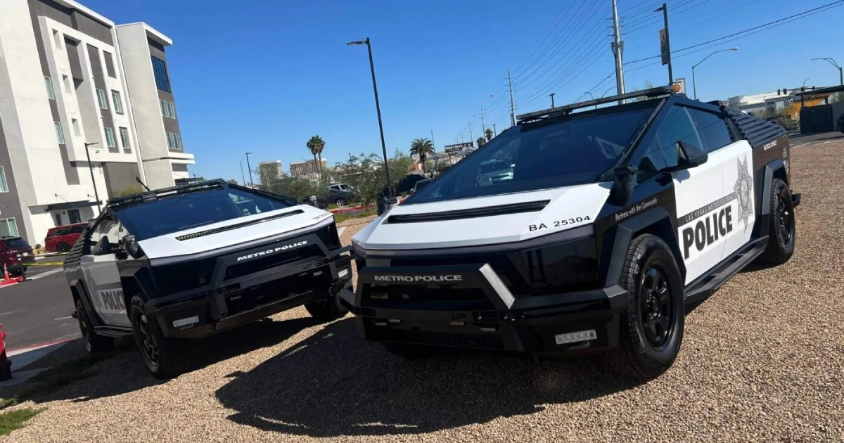 La Policía de Las Vegas para Probar el Futurista Cybertruck de Tesla Cybertruck de Tesla Presentado en la Demostración de la Policía de Las Vegas