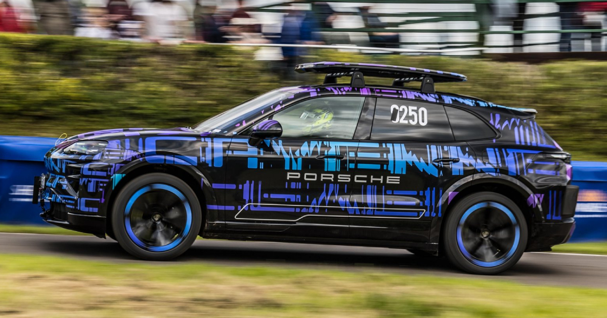 Porsche Cayenne eléctrico visto en pruebas con camuflaje