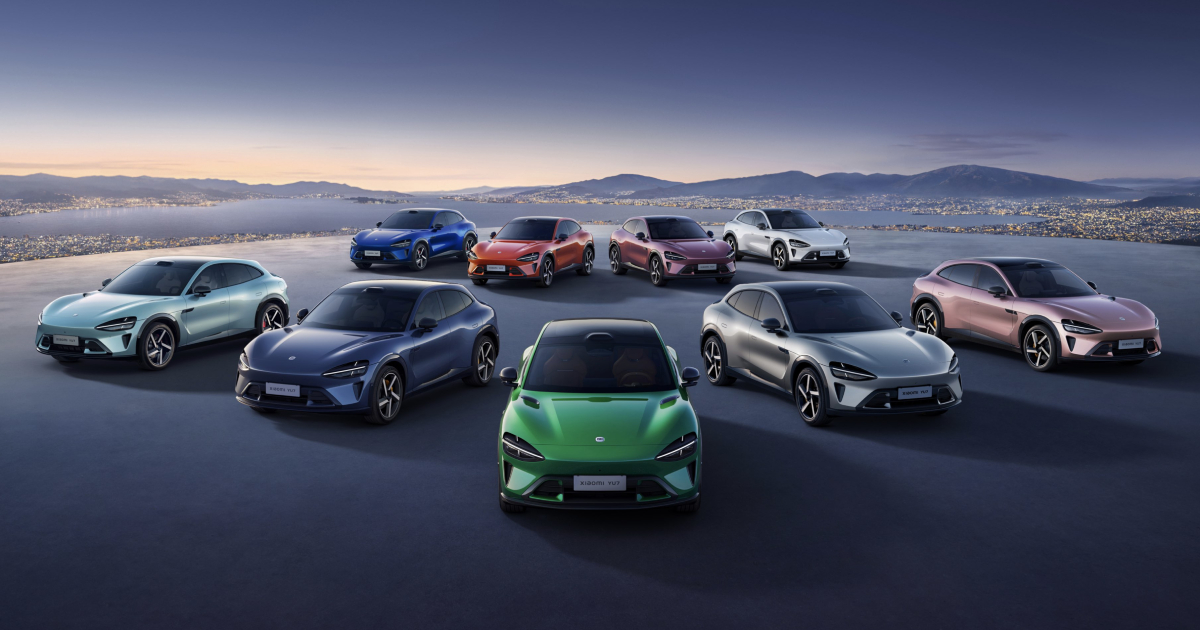 Nuevo crossover eléctrico Xiaomi YU7: Variedad de modificaciones y variantes de color