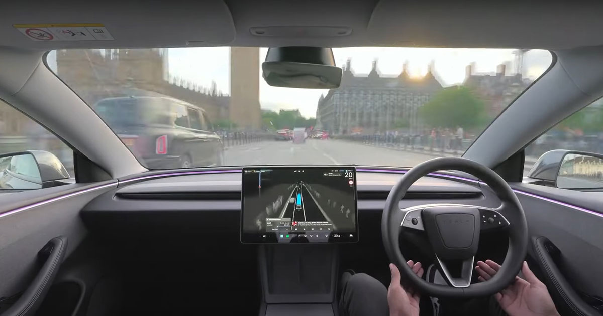 Tesla probará Conducción Totalmente Autónoma con supervisión en Londres