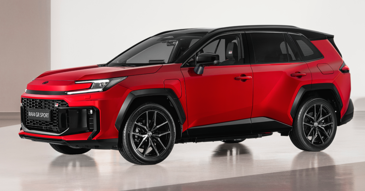 Mirada exclusiva al Toyota RAV4 GR Sport: rendimiento con comodidad Nuevo Toyota RAV4 GR Sport: Crossover dinámico actualizado