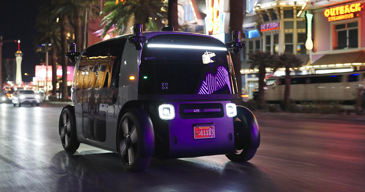 Conquistando la Ciudad del Pecado: los robotaxis de Zoox invaden las calles de Las Vegas Los robotaxis de Zoox conquistan Las Vegas: coches autónomos al servicio de los ciudadanos