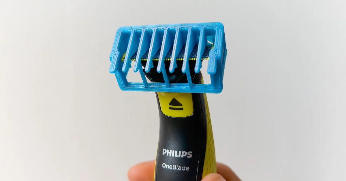 Tecnología Futurista: Pruebas del accesorio Philips OneBlade desde una impresora 3D Philips OneBlade: Boquilla innovadora creada con impresión 3D
