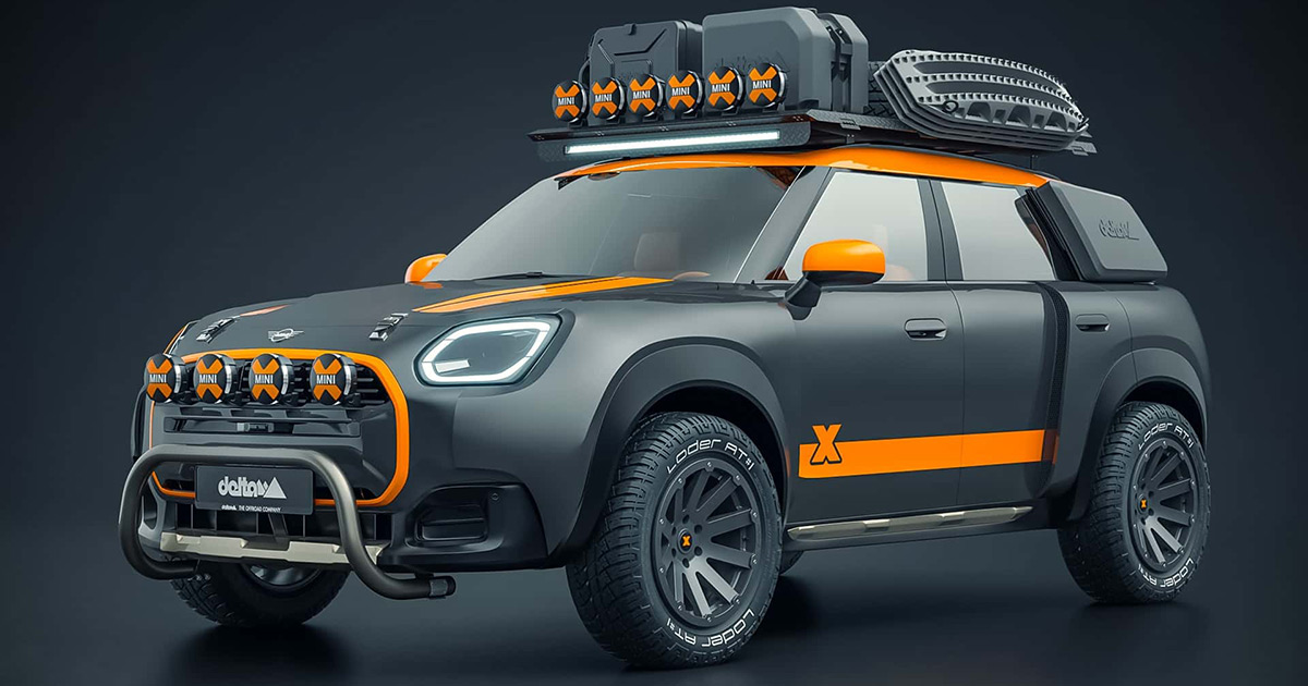 Ajuste para lo extremo: delta4x4 y X-raid modernizan el Mini Countryman Mini Countryman aventurero: Ajuste de delta4x4 y X-raid