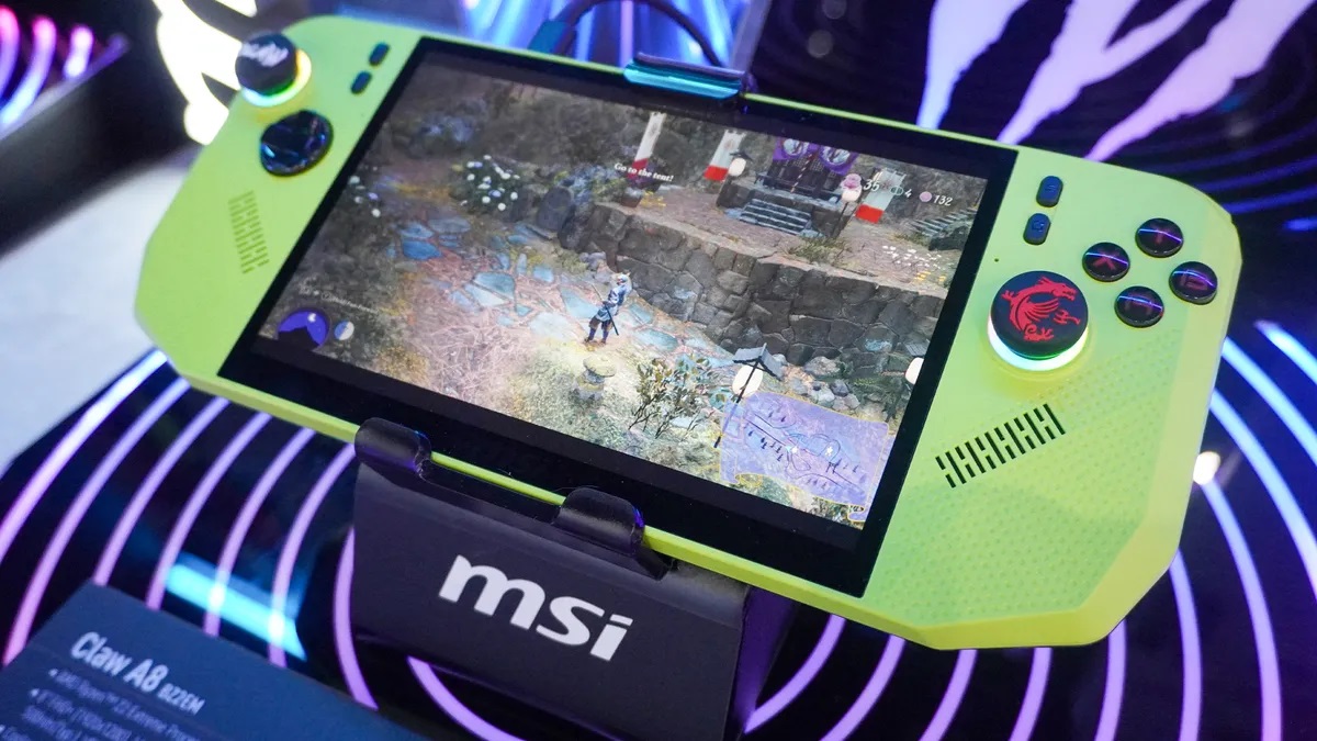 MSI presentó el Claw A8, su primera consola portátil con un chip AMD MSI presentó el Claw A8, su primera consola portátil con un chip AMD