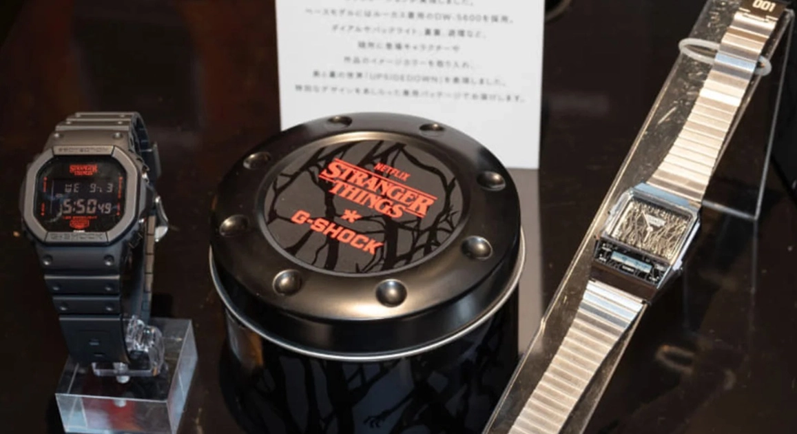 Casio presenta: reloj estilo Stranger Things
