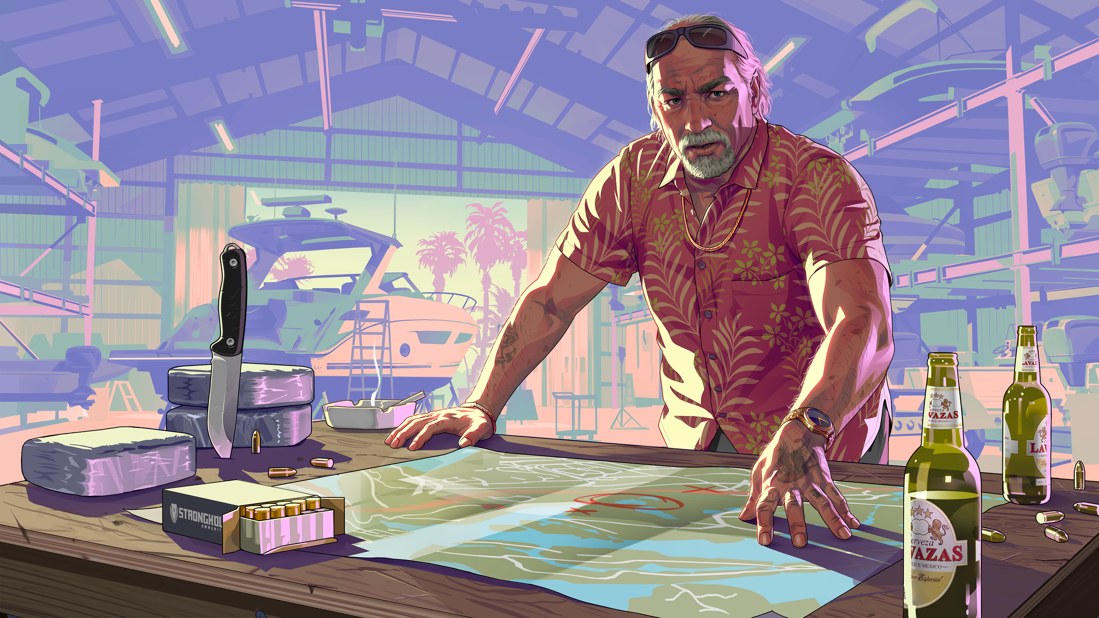 Análisis del arte de GTA VI: Una pista de nuevas ubicaciones y personajes Sumérgete en el mundo de GTA VI: Primera mirada al arte y detalles