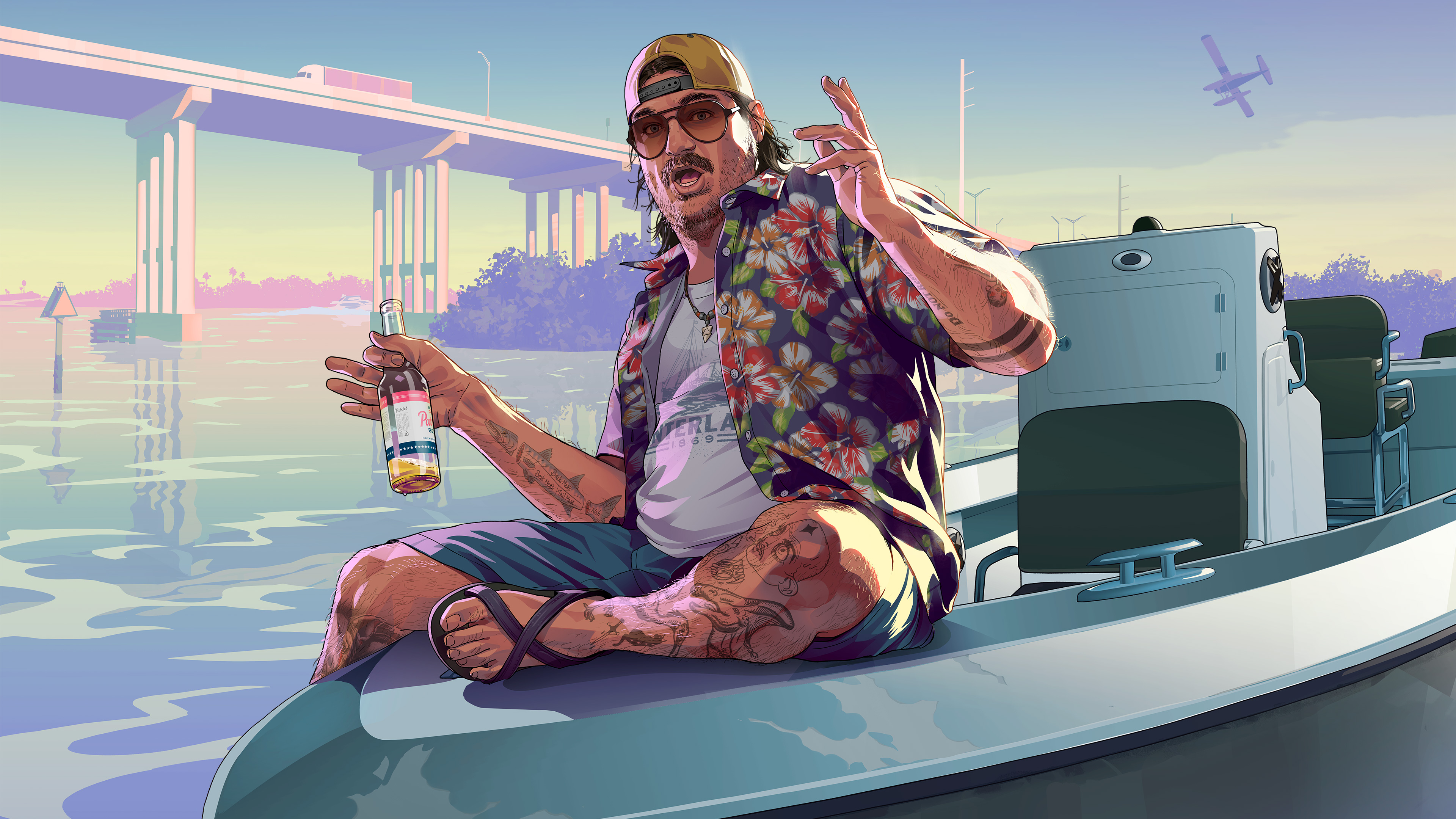 Grand Theft Auto VI: Explorando el enfoque artístico Primera vista del arte de Grand Theft Auto VI