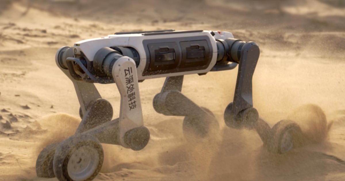 Deep Robotics Lynx M20: un perro robot sobre ruedas para transportar la carga de los rescatistas (video) Deep Robotics Lynx M20: un perro robot sobre ruedas para transportar la carga de los rescatistas (video)