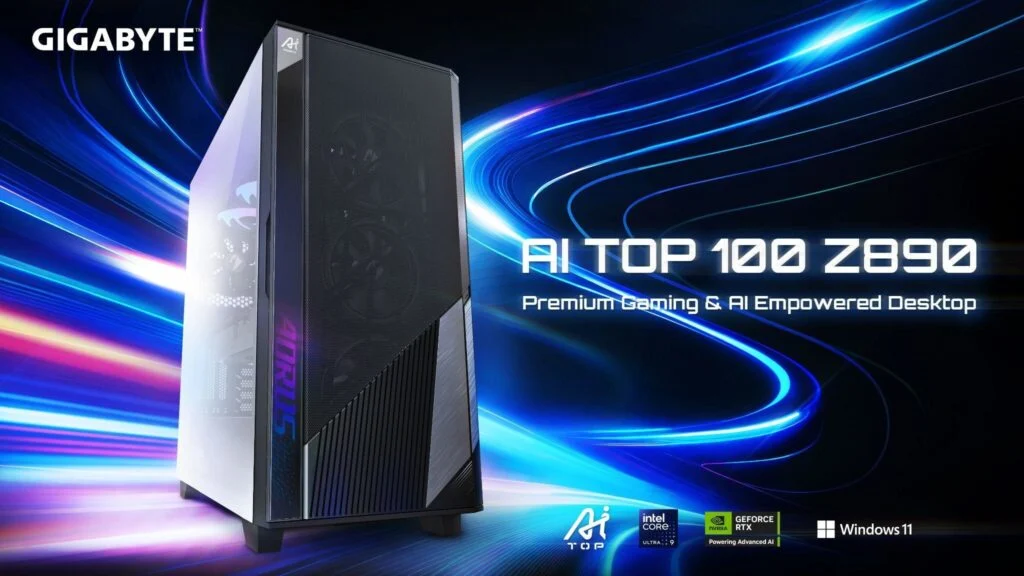 Innovación GIGABYTE: superordenador AI TOP 100 Z890 con componentes ultra potentes es presentado GIGABYTE lleva el poder al siguiente nivel: AI TOP 100 Z890 con Intel Ultra 9 y RTX 5090