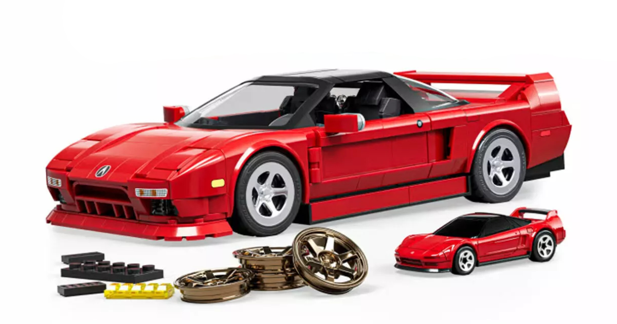 Lleva tu garaje a miniatura con el modelo Acura NSX del Brick Shop Sumérgete en los detalles: Acura NSX a escala del Brick Shop