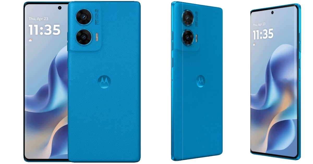 Renders del Moto G96 5G filtrados: Vista general del exterior Nuevo render del Moto G96 5G: Primeros detalles sobre el diseño