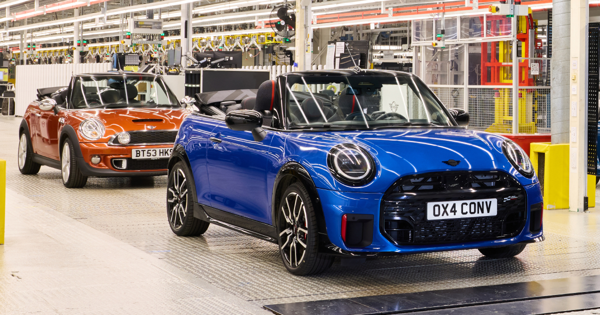 MINI Cooper Convertible: producción en la legendaria fábrica de Oxford