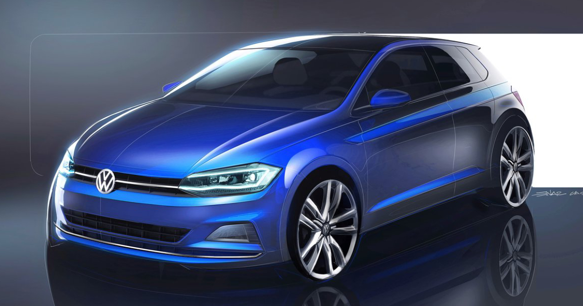 Volkswagen Polo está de vuelta: ¿qué se esconde en el diseño de la sexta generación? Debut resplandeciente: boceto de diseño del nuevo Volkswagen Polo de sexta generación