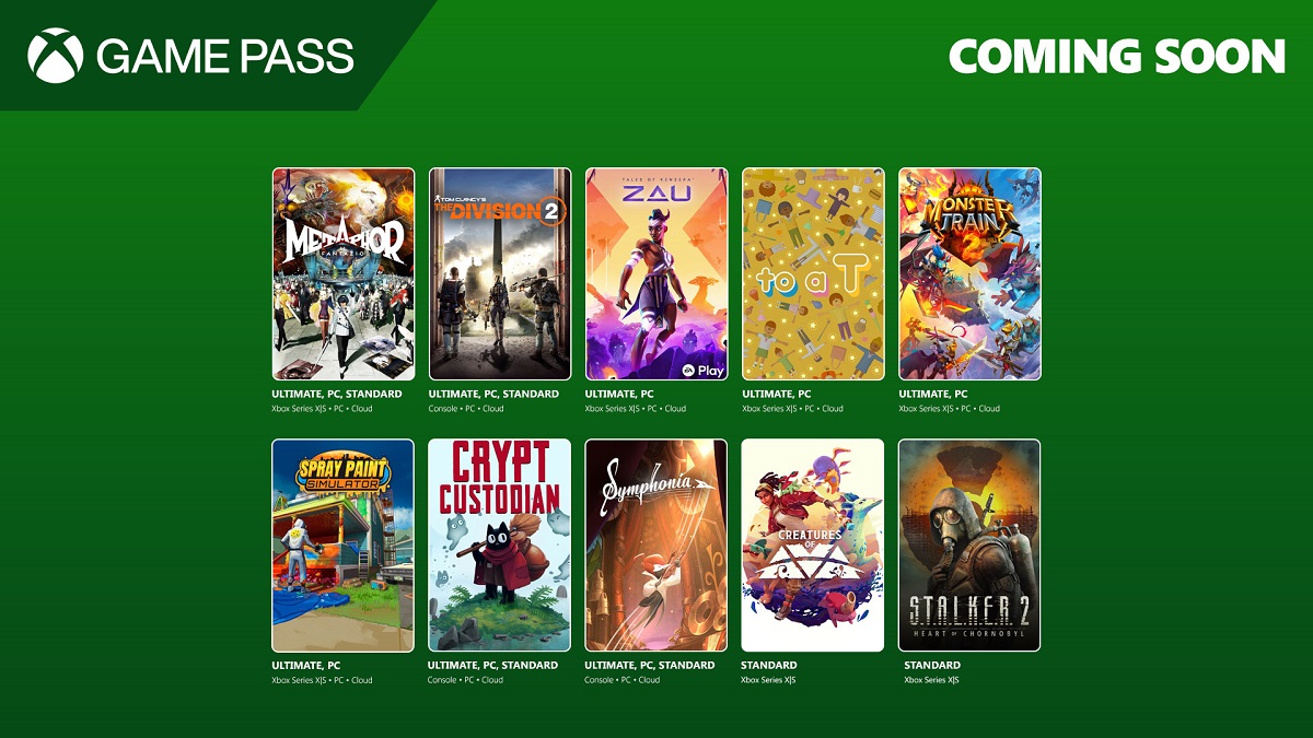 Una selección de nuevos juegos para Xbox Game Pass: ¡los lanzamientos exitosos están aquí! Grandes actualizaciones y nuevos juegos: ¿Qué esperar de Xbox Game Pass?