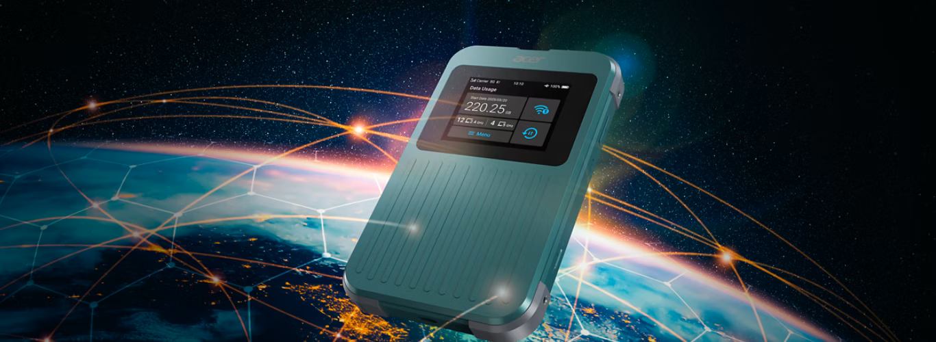 Explora el mundo con velocidad: El nuevo Acer Connect M4 5G Acer Connect M4 5G: Potencia 5G en tus manos