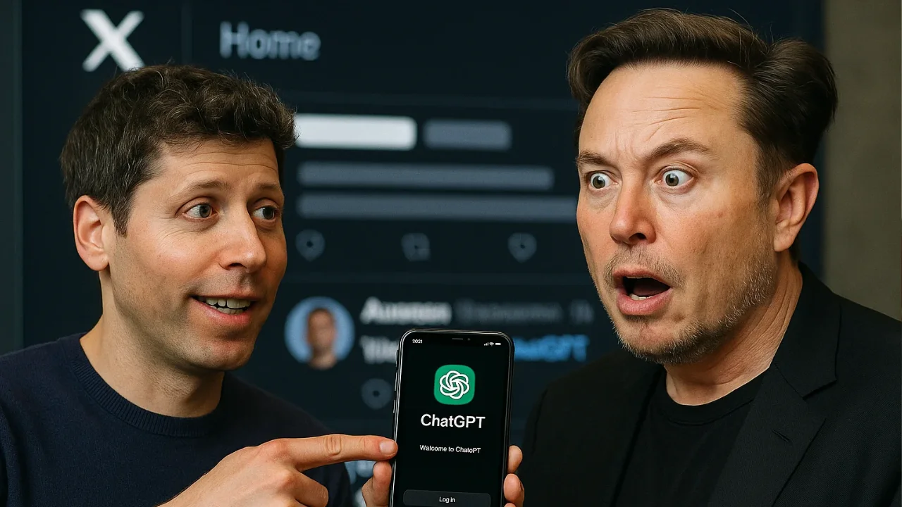 Sam Altman provoca a Ilon Musk, Apple permanece en las sombras Ilon Musk y Sam Altman: Comentario sobre la lucha en el mundo tecnológico