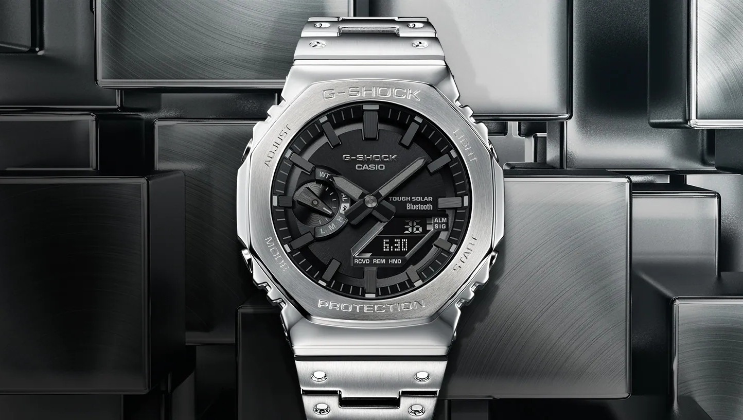 Protección absoluta en metal: el nuevo Casio G-Shock GM-B2100SD-1C Casio presenta un nuevo G-Shock todo metal GM-B2100SD-1C
