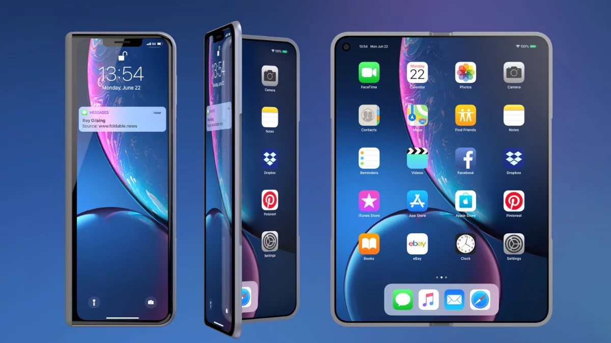 Un diseño revolucionario visualizado: el iPhone plegable del futuro iPhone plegable: un vistazo al futuro en imágenes