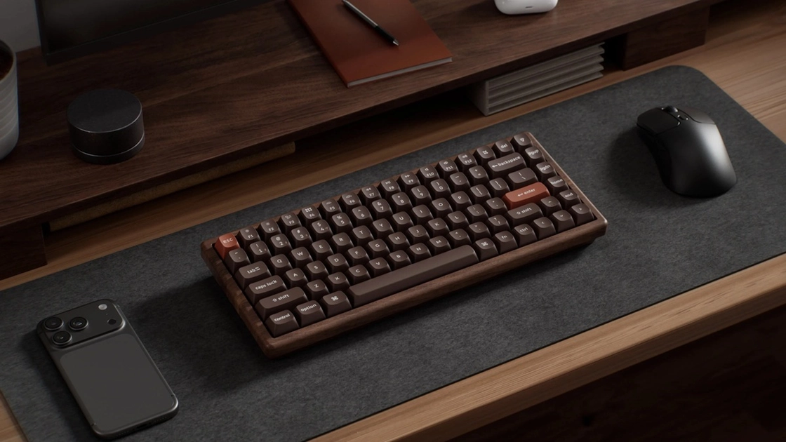 Exclusivo: Nuevo Teclado K2 HE Wireless en Madera Natural