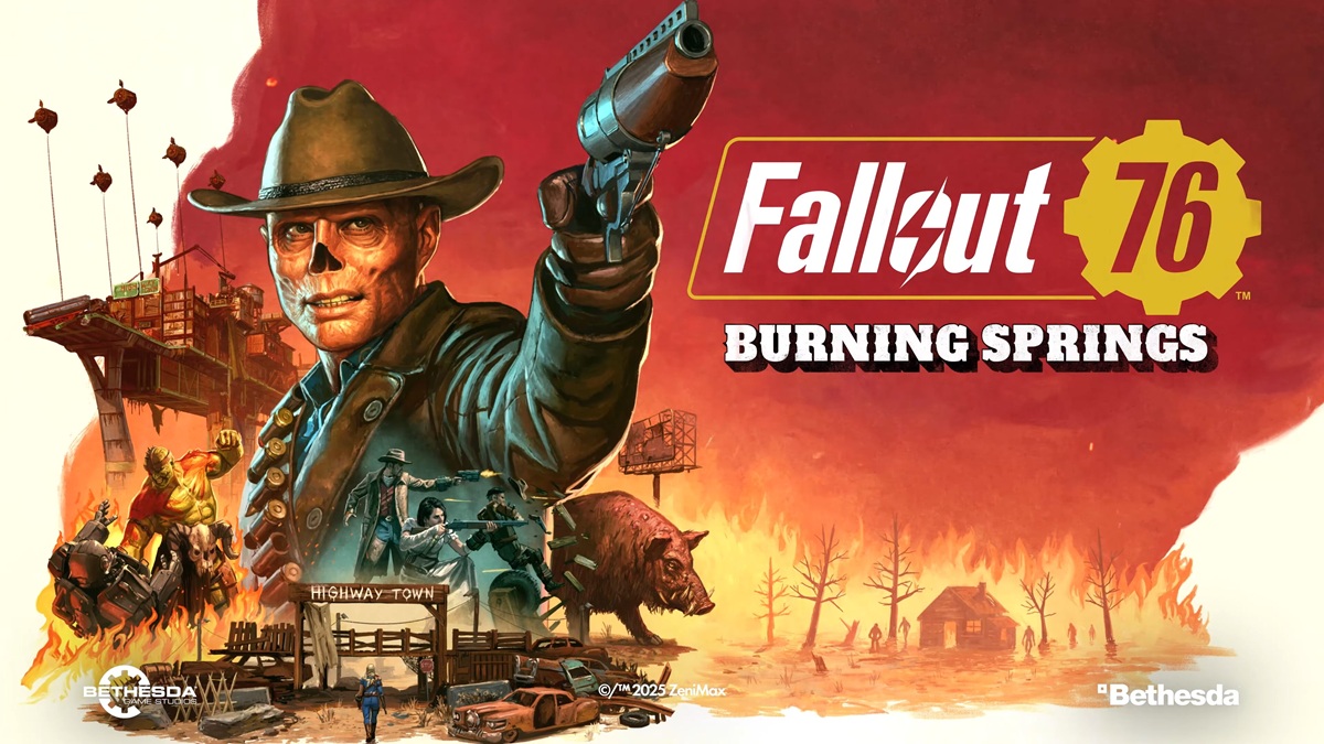 Inmersión en el Mundo de Burning Springs: Nuevo Arte de Fallout 76 Arte Explosivo en Fallout 76: Burning Springs