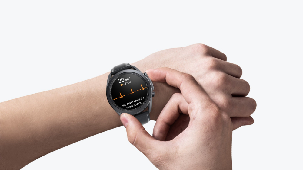 Reloj inteligente Galaxy: monitoreo de ECG con un solo toque