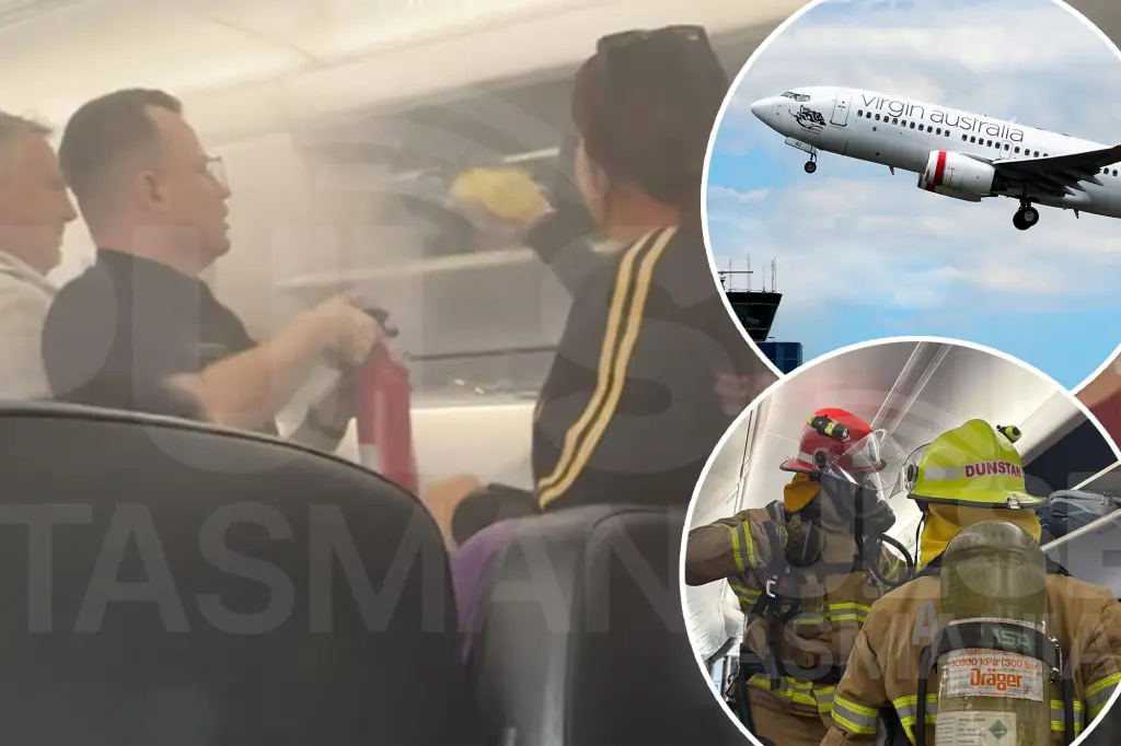 Caos australiano: incendio a bordo de Virgin Australia
