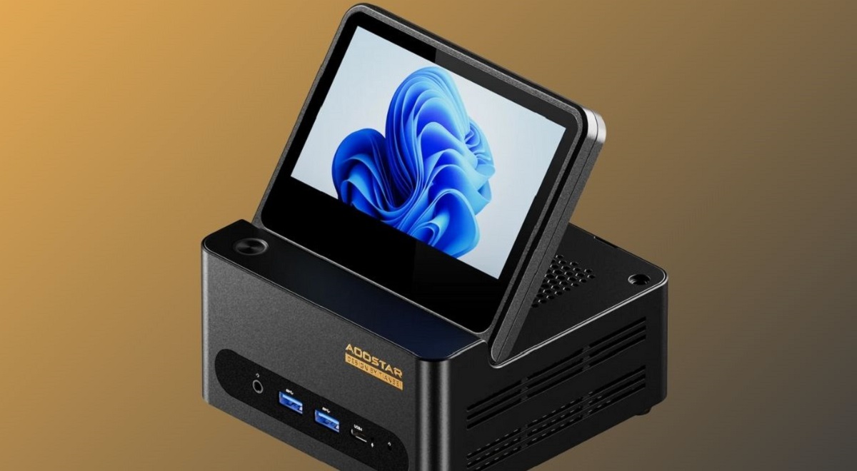 Aoostar G-FLIP - un mini-PC inusual con una pantalla táctil integrada, un gran rendimiento y un cuerpo increíblemente compacto - ha sido presentado Aoostar G-FLIP - un mini-PC inusual con una pantalla táctil integrada, un gran rendimiento y un cuerpo increíblemente compacto - ha sido presentado