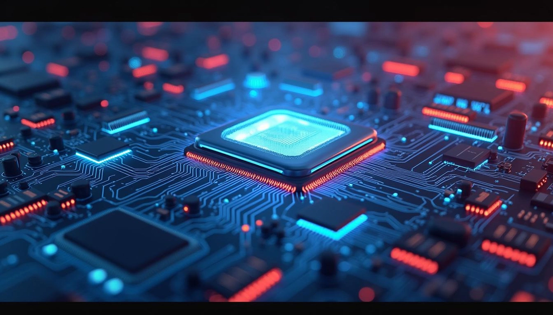 El mundo interior de la tecnología: ilustraciones de chips en sección Desvelando los secretos del chipset: ¿Qué se esconde bajo la superficie?