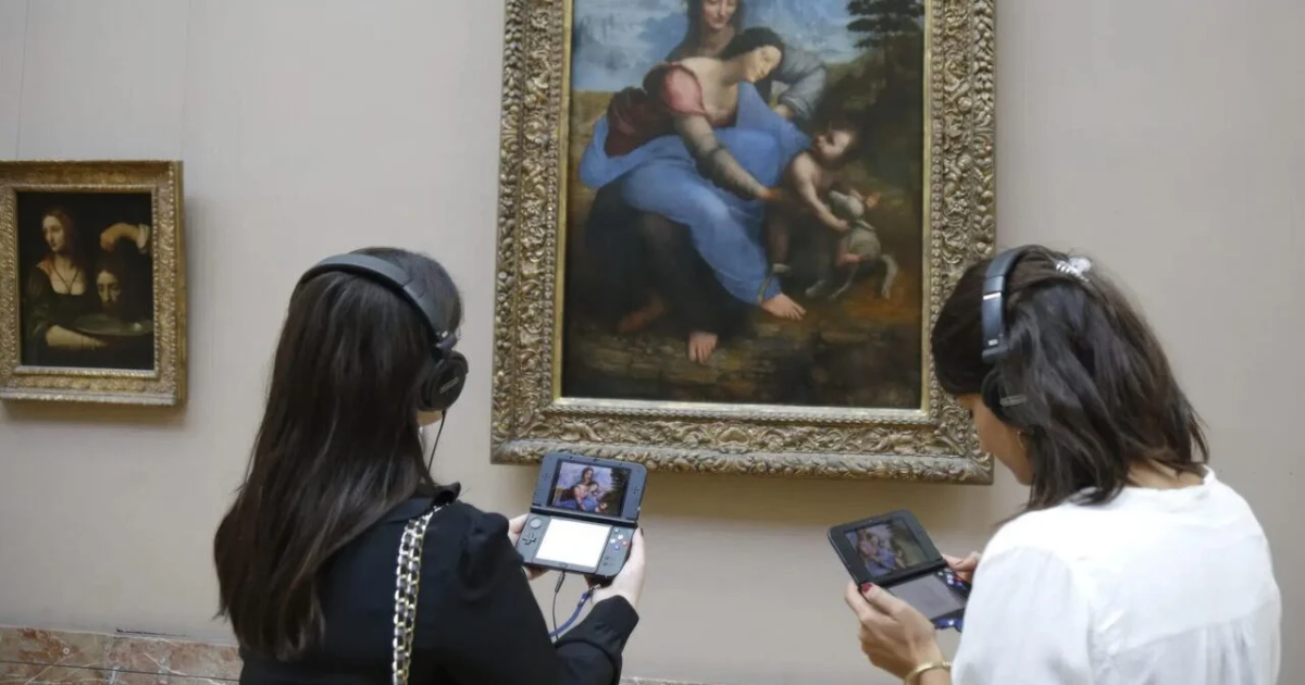 Viajando a través de la historia con Nintendo 3DS: un nuevo formato para los recorridos por el Louvre Nintendo 3DS se convierte en una guía de audio en el Louvre: la evolución digital de la cultura
