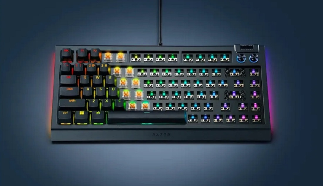Explora el Nuevo BlackWidow V4: La Plataforma Barebones de 75% Perfecta para Amantes del DIY Presentación del BlackWidow V4: El Kit Barebones de 75% Definitivo para Entusiastas del Teclado