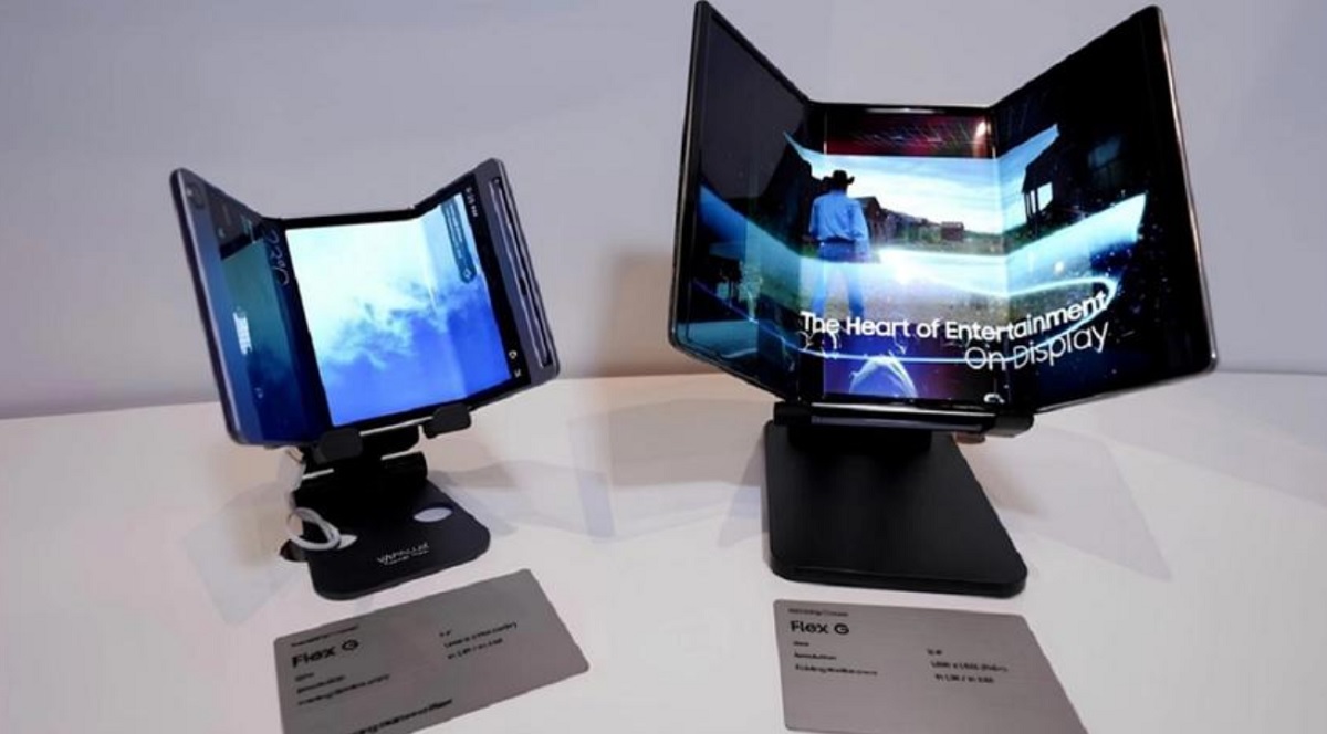 La tecnología plegable de Samsung: Flex G impresiona a los asistentes de CES 2023 Samsung Flex G: Sumérgete en las innovaciones de CES 2023