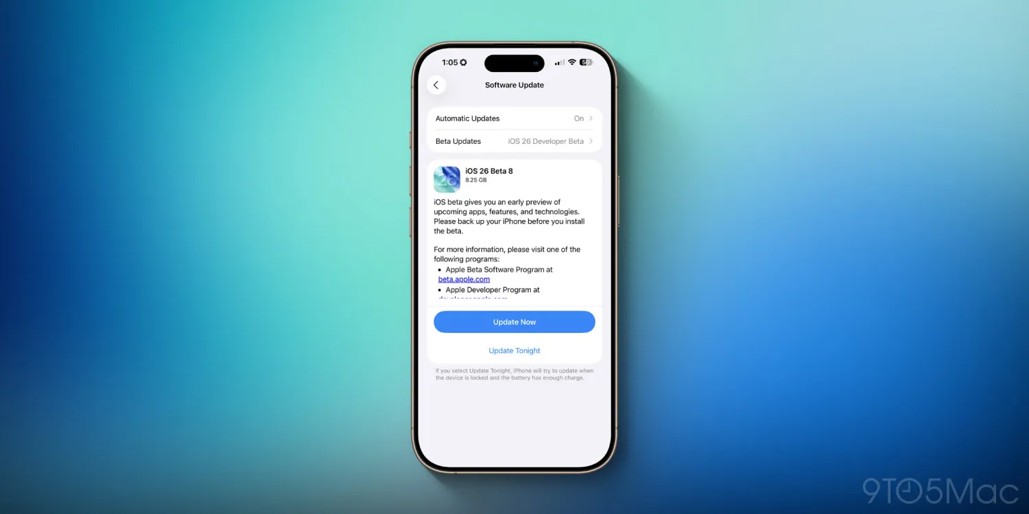 Apple ha comenzado a implementar iOS 26 Beta 8. Esto es lo que necesitas saber iOS 26 Beta 8: La última actualización para verdaderos fanáticos de la tecnología