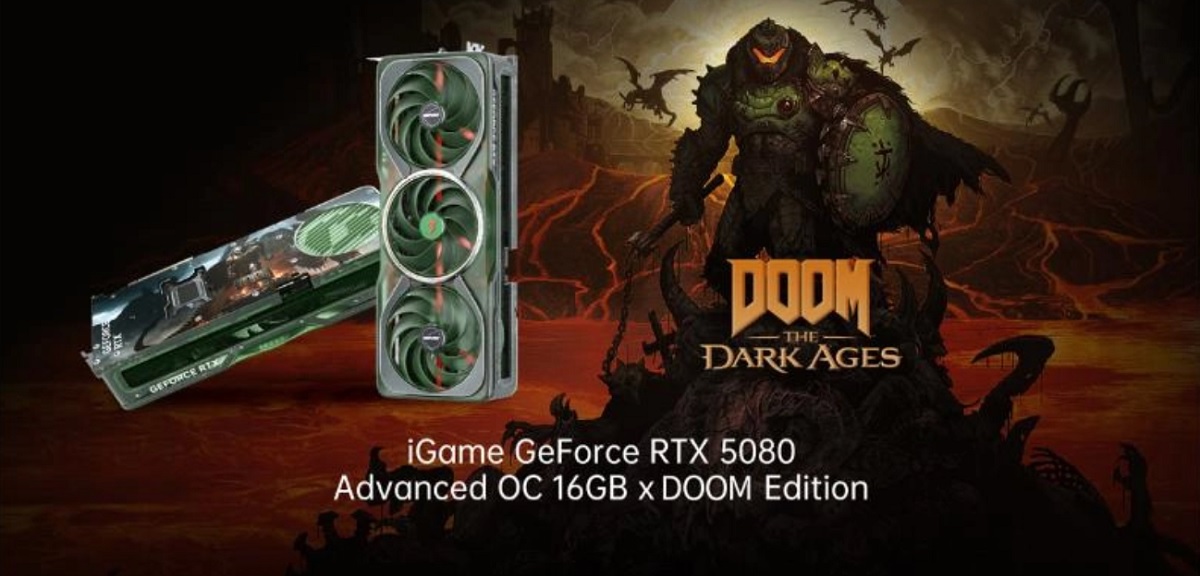 Descubre la Excelencia en Juegos con la Nueva iGame GeForce RTX 5080 Doom Edition iGame GeForce RTX 5080: ¡La Edición Doom que no te puedes perder!