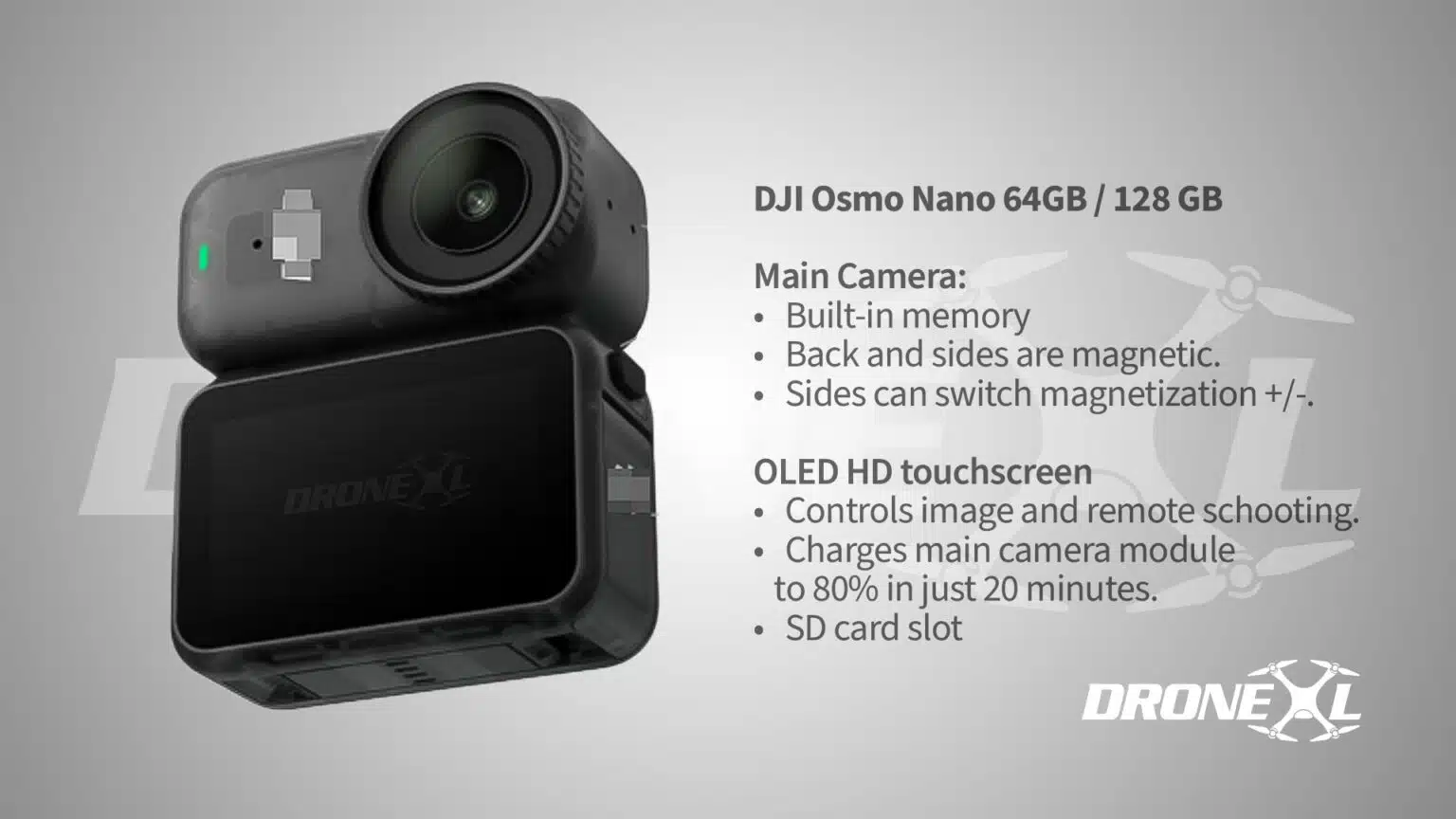 DJI Osmo Nano: una nueva generación de cámara portátil para videoblogueros