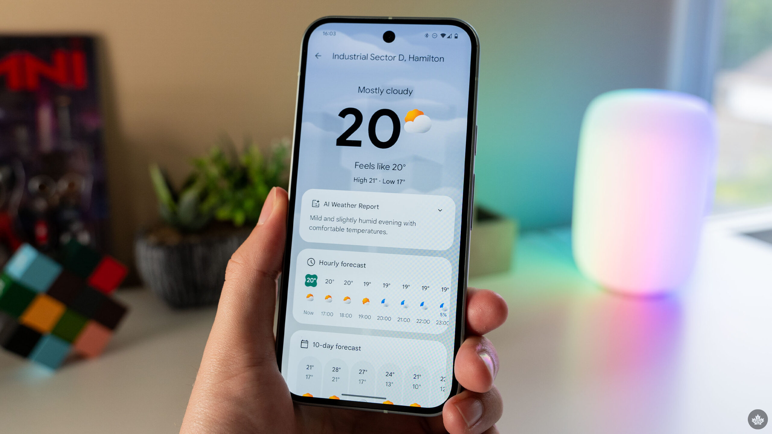 Informes climáticos de IA: Nuevo nivel del clima en Pixel 8 y Pixel 8a