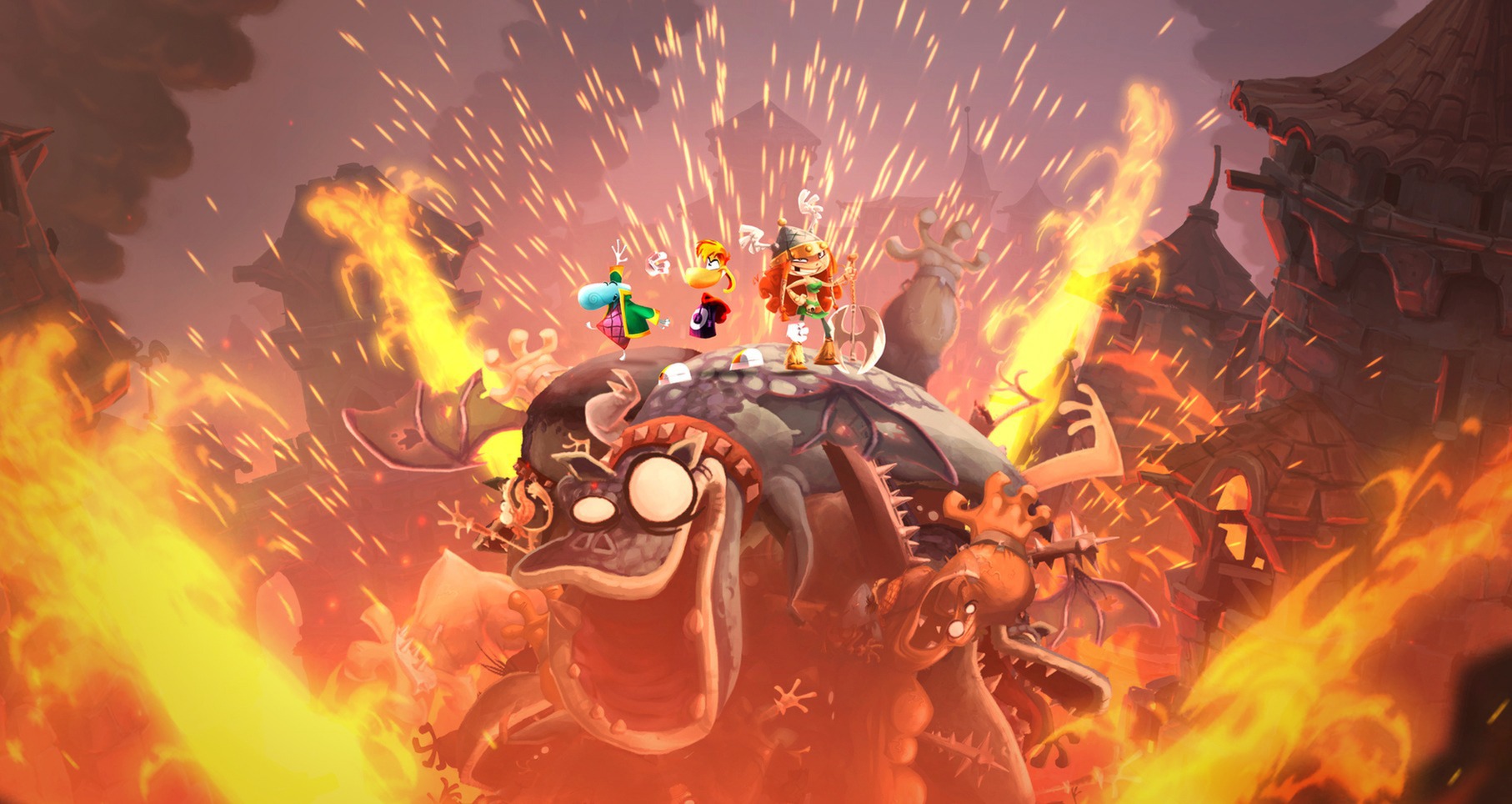Luz y color en el juego del año: Echa un vistazo a una captura de pantalla de Rayman Legends Disfruta de la magia visual: Captura de pantalla de Rayman Legends