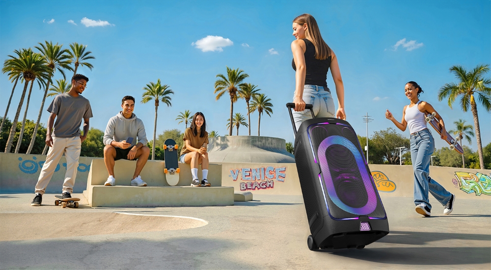 ST50F: El último avance de Samsung en tecnología de sonido inmersivo Presentación del Samsung Sound Tower ST50F: Elevando la Experiencia de Audio