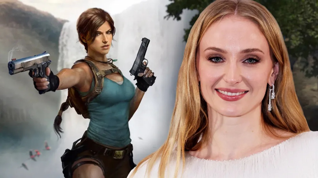 Investigación creativa: el collage de Sophie Turner como Lara Croft está causando revuelo entre los fans Sophie Turner como Lara Croft: fantasías de los fans reflejadas en un collage