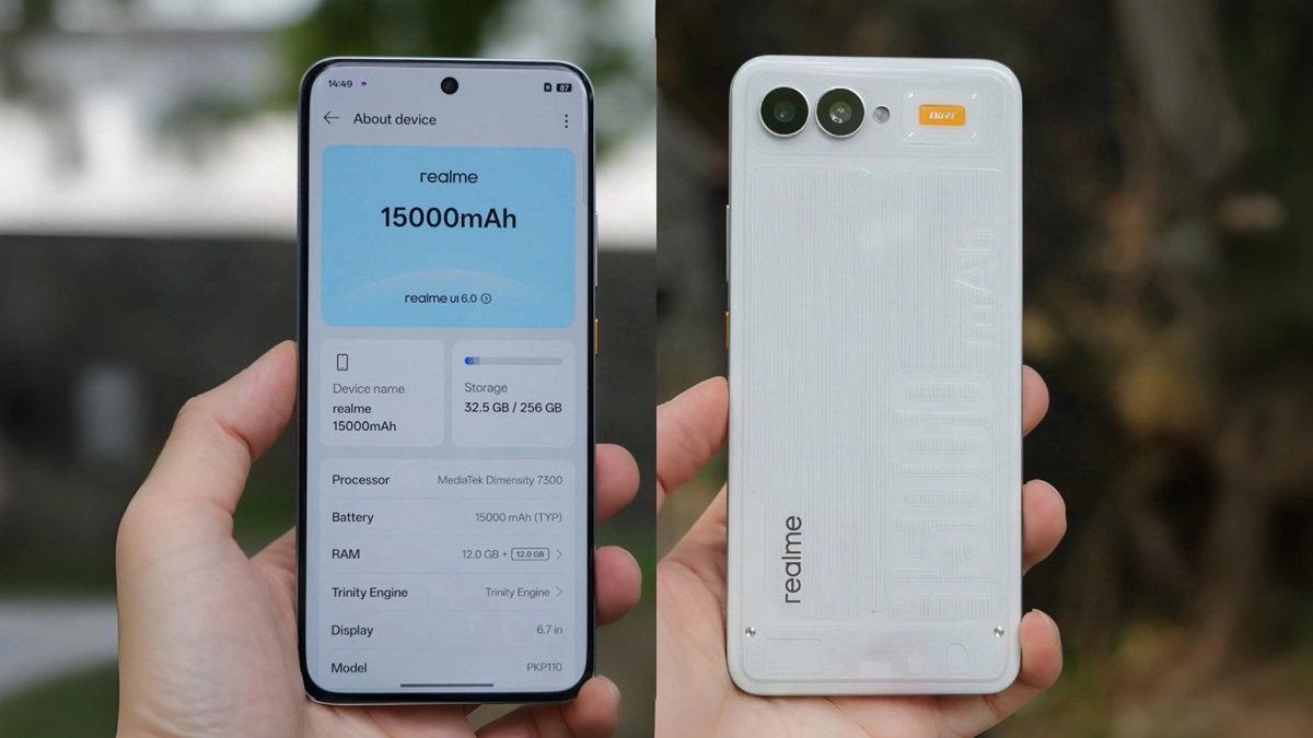 Realme: una revolución en durabilidad - un smartphone con una batería de 15000 mAh