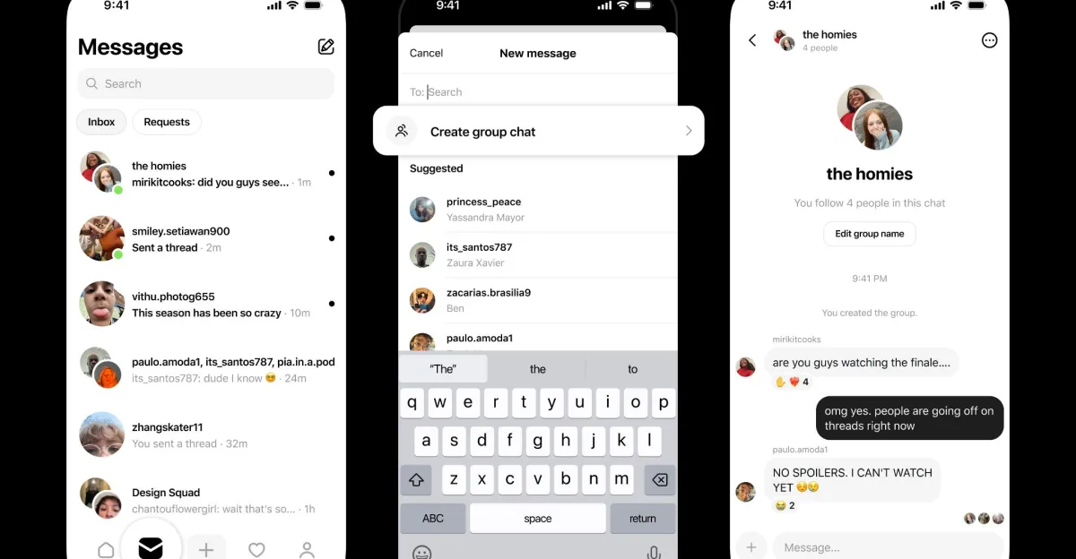 Threads se vuelve más social: ¡conozca los chats grupales! Threads introduce chats grupales: nuevas posibilidades de comunicación