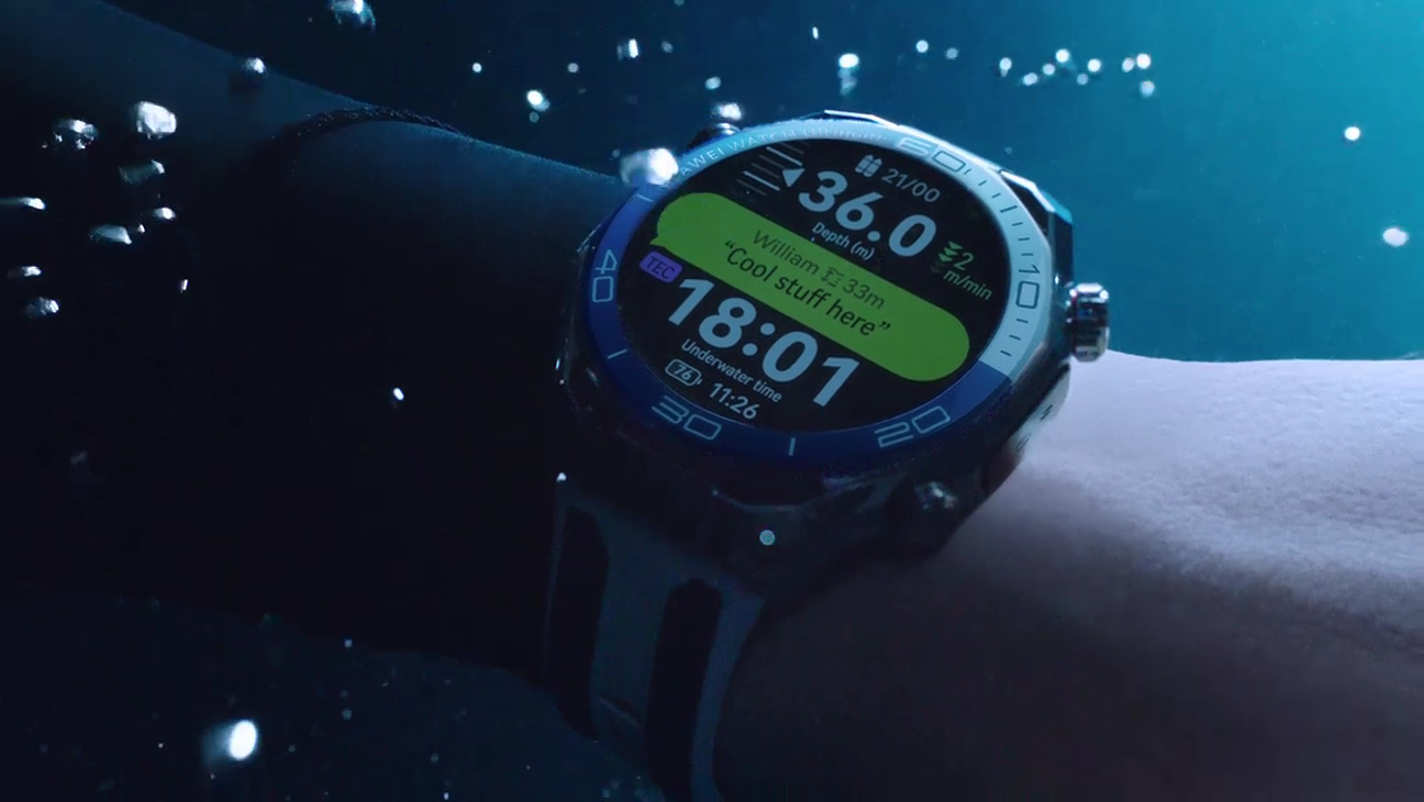 ¡Bucea profundo con el Watch Ultimate 2 de Huawei: Presentando Mensajería Sonar!