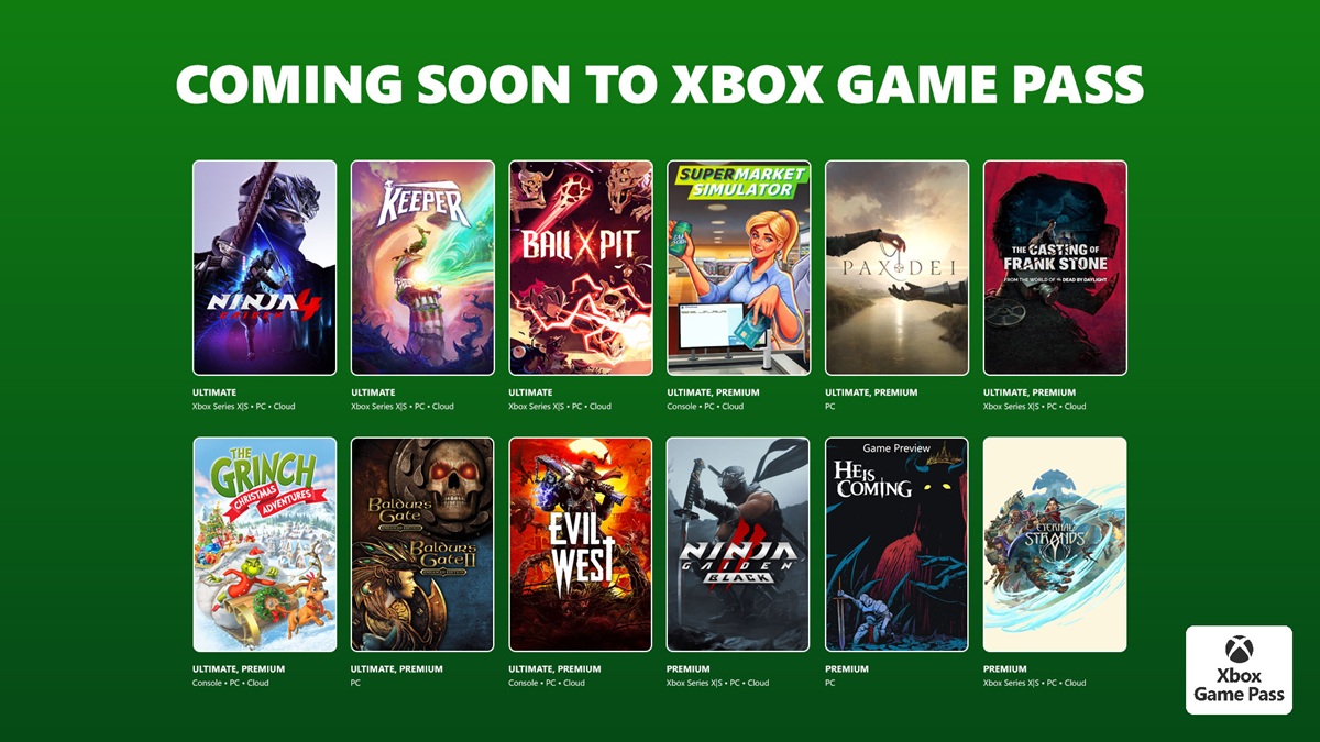 Nuevo póster de Xbox Game Pass: qué esperar de los próximos lanzamientos