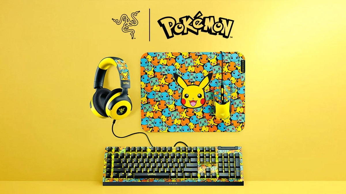 Razer presenta equipo de Edición Pokémon: Captúralos a todos con estilo