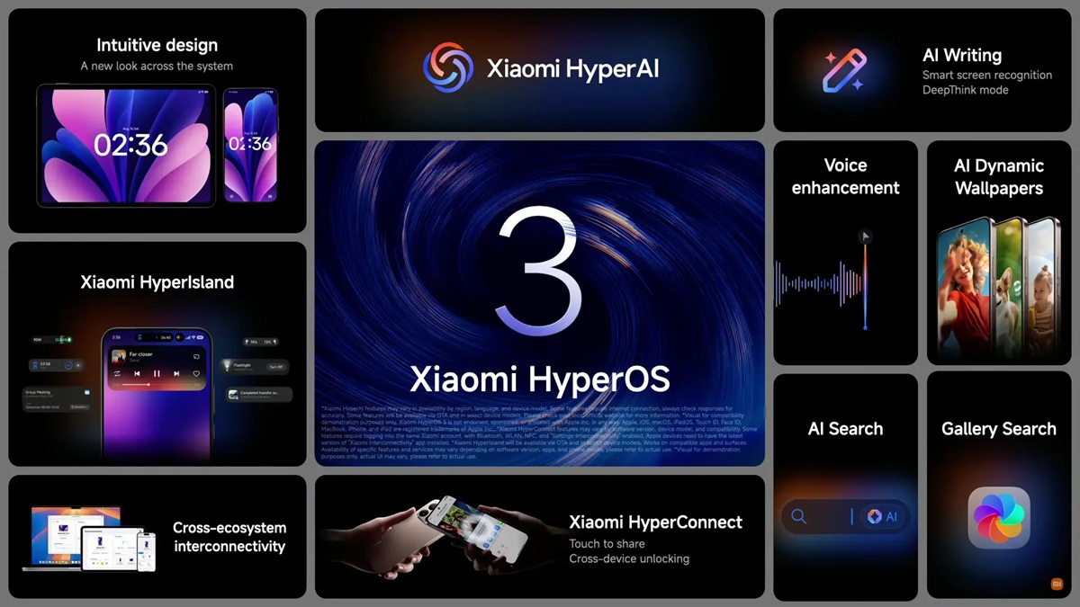 Póster oficial de lanzamiento: ¡revela el estilo de HyperOS 3!